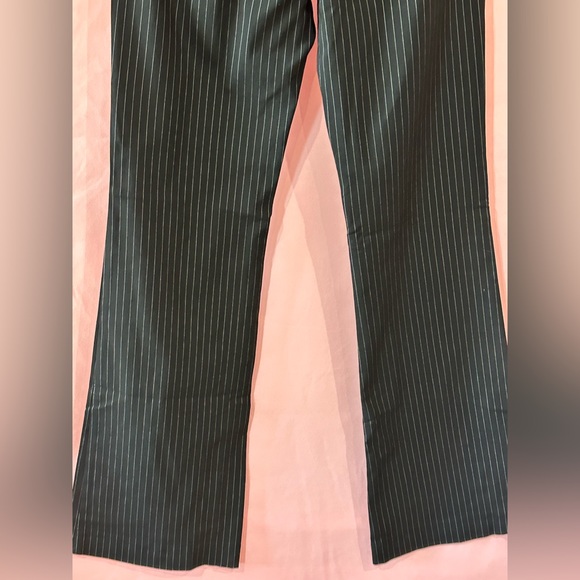 Express Design Studio Editor Black Pinstriped Pants- Sz 2 - Picture 6 of 11